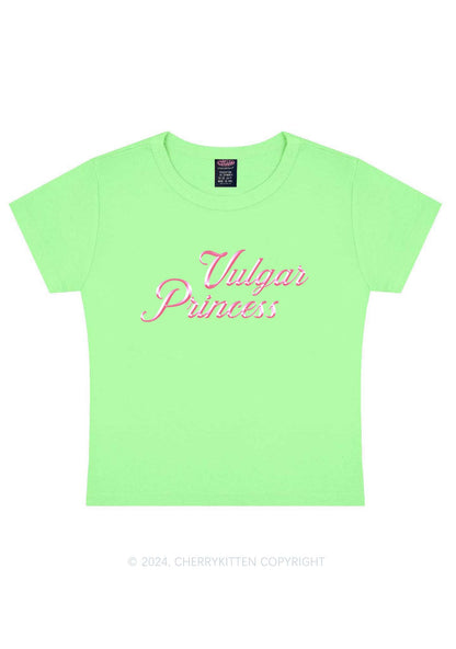 Vulgar Princess Y2K Baby Tee Cherrykitten