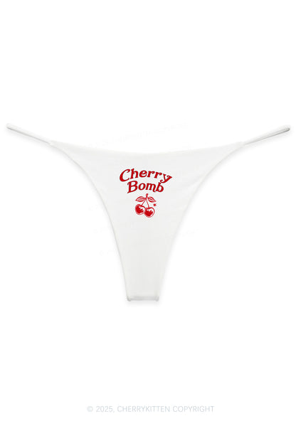 Cherry Bomb Y2K Bikini String Thong Cherrykitten