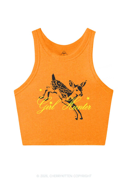 Girl Hunter Deer Pride Y2K Crop Tank Top Cherrykitten