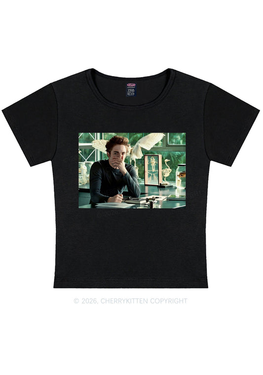 Vampire Boy Y2K Baby Tee Cherrykitten