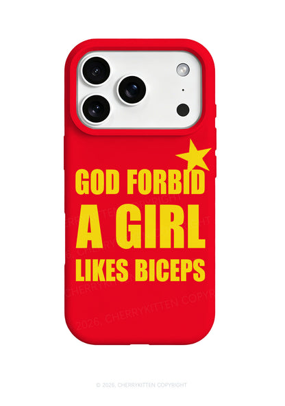 God Forbid A Girl Likes Biceps Y2K Phone Case Cherrykitten