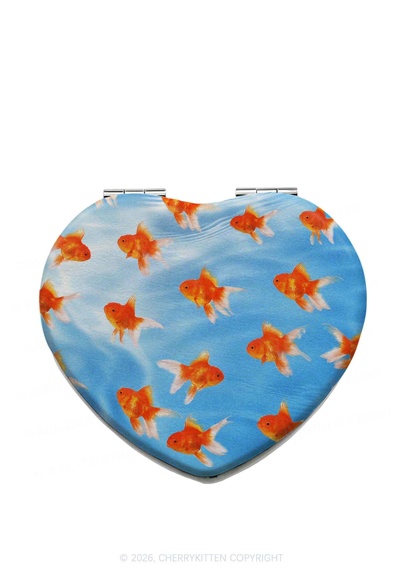 Goldfish Y2K Folding Makeup Mirror Cherrykitten