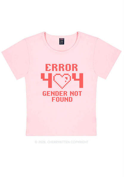 Gender Not Found Pride Y2K Baby Tee Cherrykitten