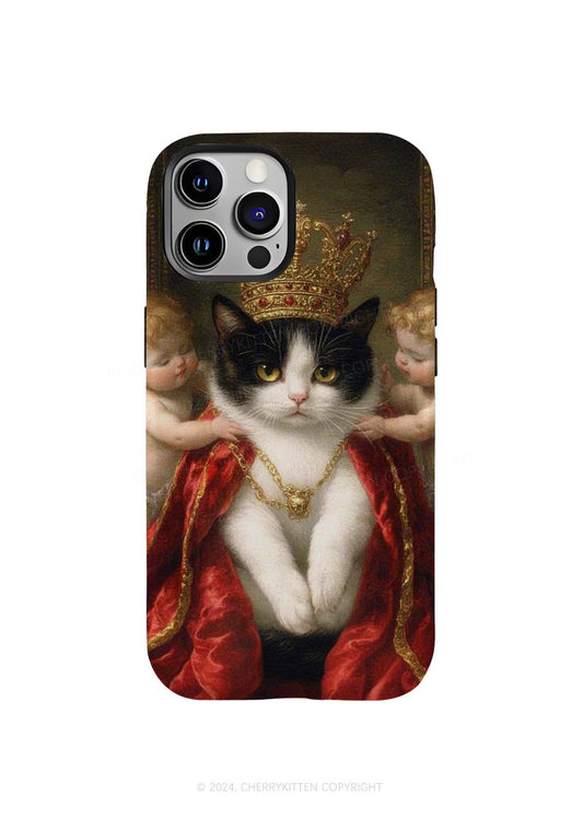 The Cat King And Angels Y2K Phone Case Cherrykitten