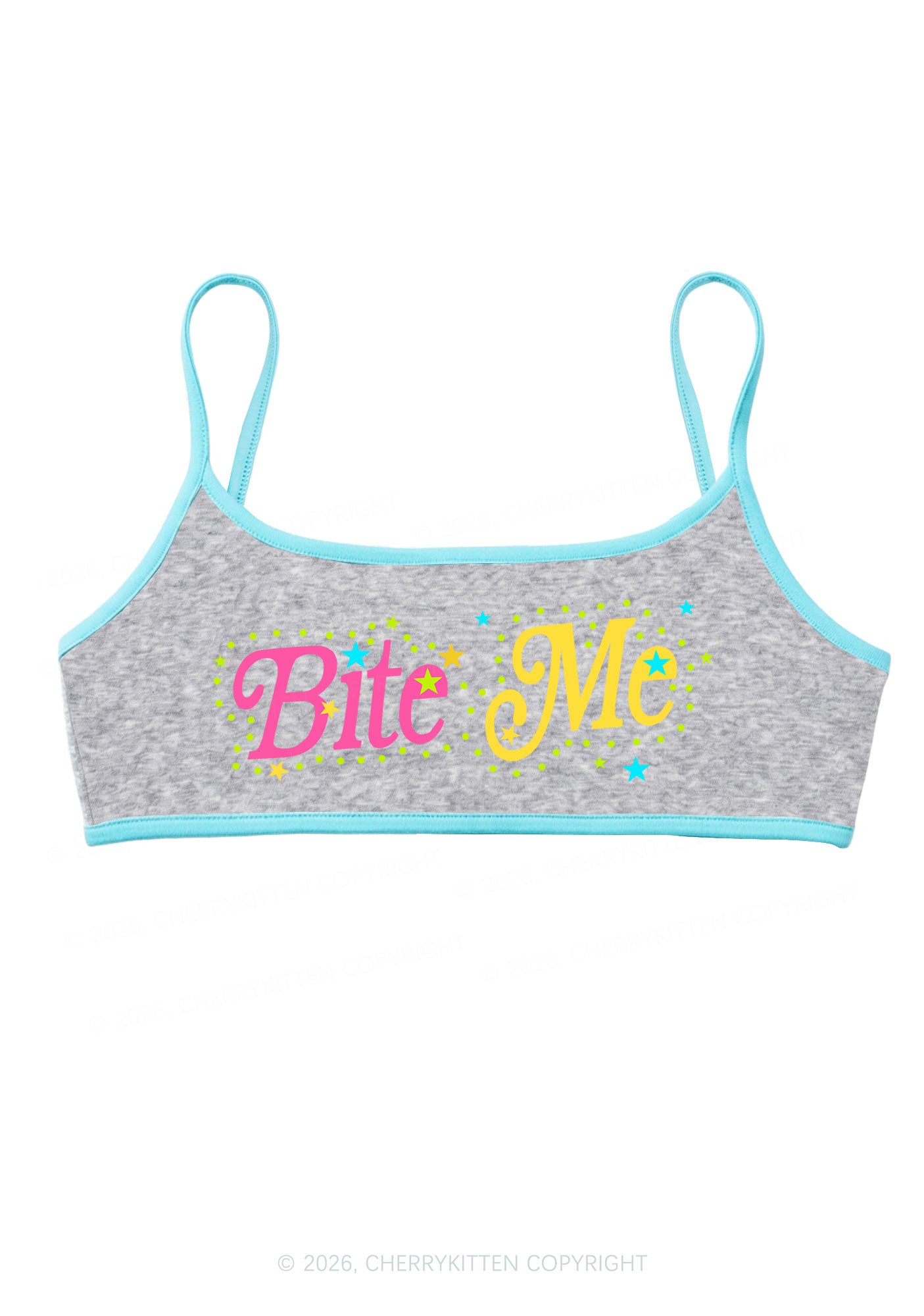 Bite Me Y2K Super Crop Cami Cherrykitten