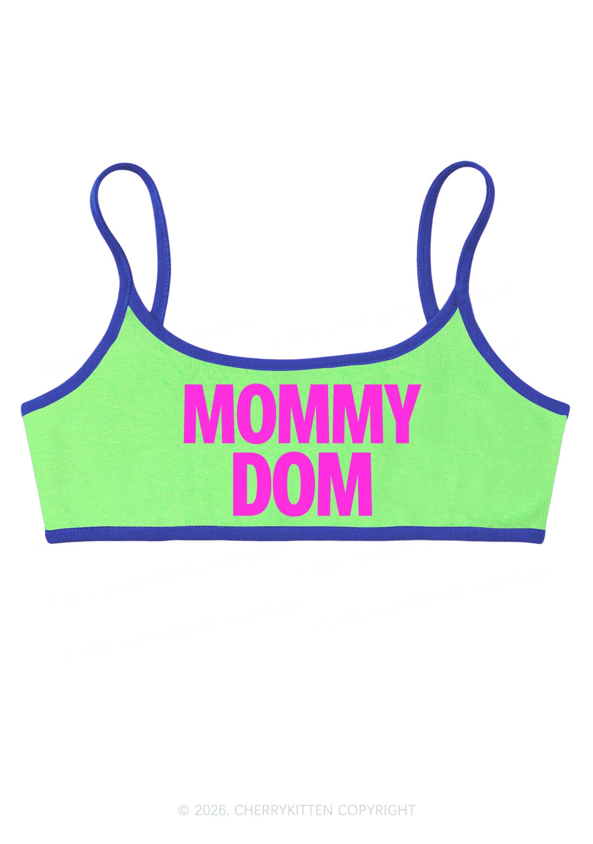 Mommy Dom Y2K Super Crop Cami Cherrykitten