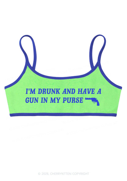 Im Drunk Y2K Super Crop Cami Cherrykitten