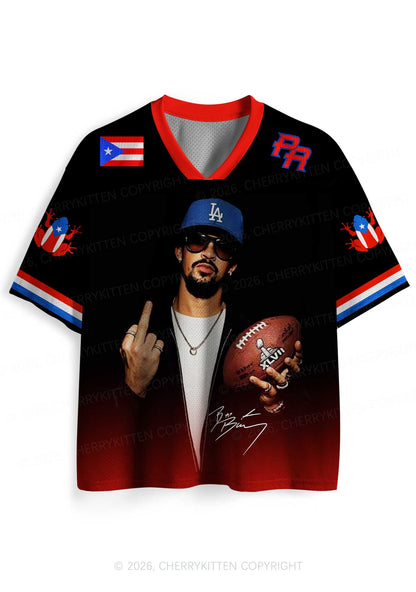 Retro Black Football Y2K Sport Jersey Shirts Cherrykitten