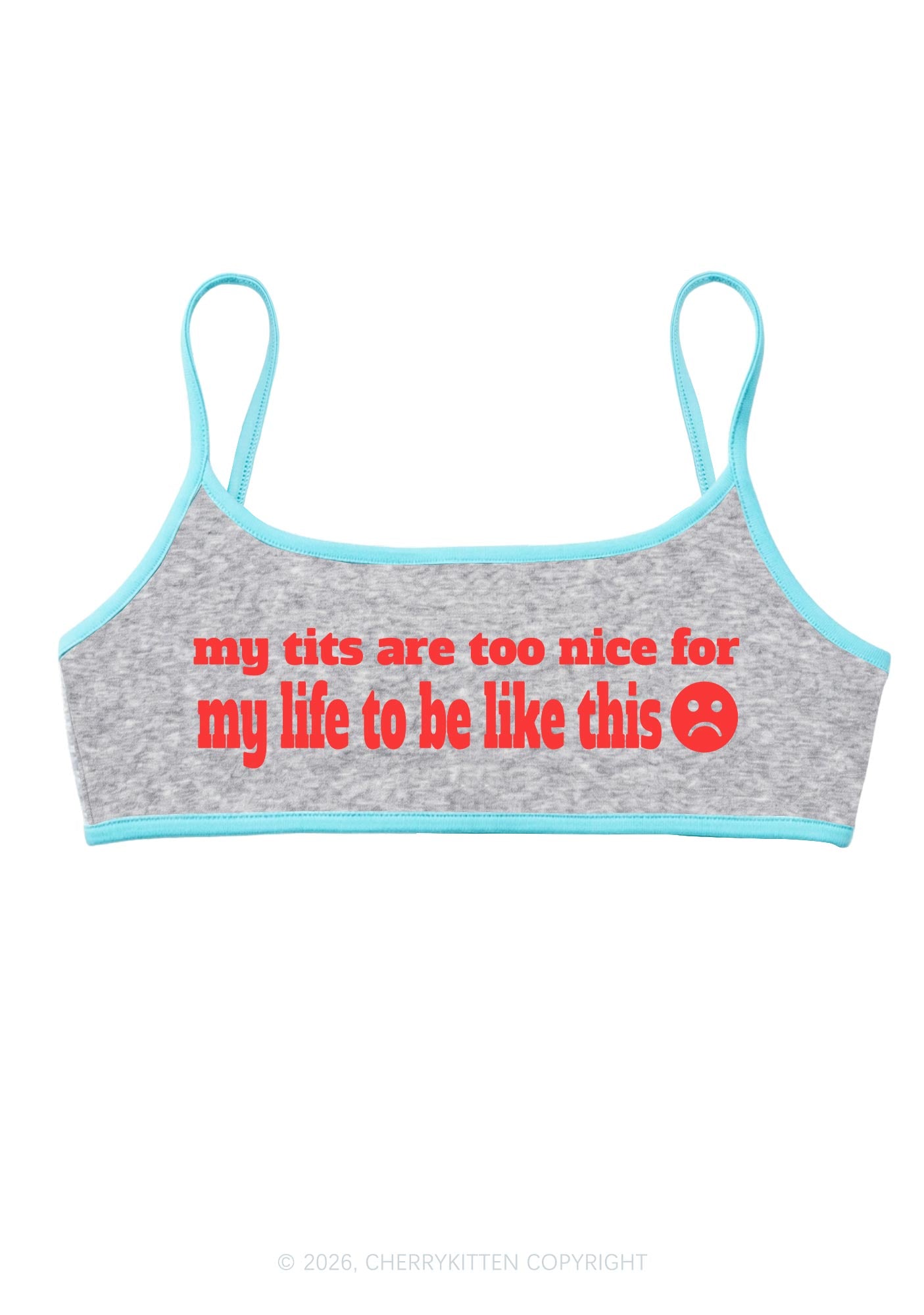 My Txts Are Too Nice Y2K Super Crop Cami Cherrykitten