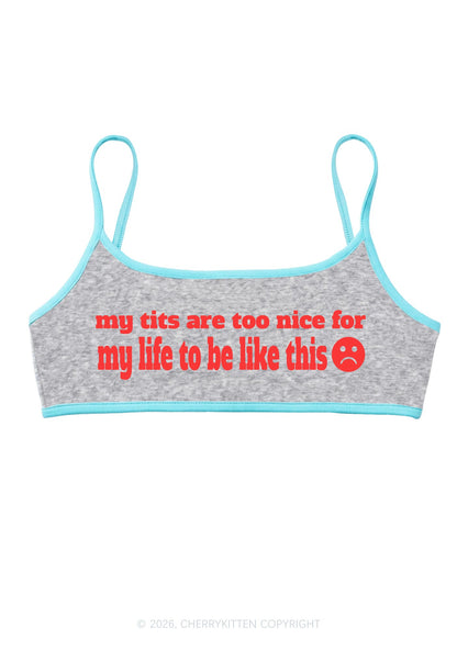 My Txts Are Too Nice Y2K Super Crop Cami Cherrykitten