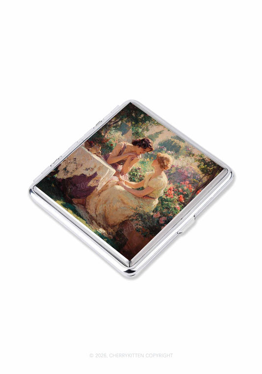 Garden Chat Pride Y2K Cigarette Case Cherrykitten