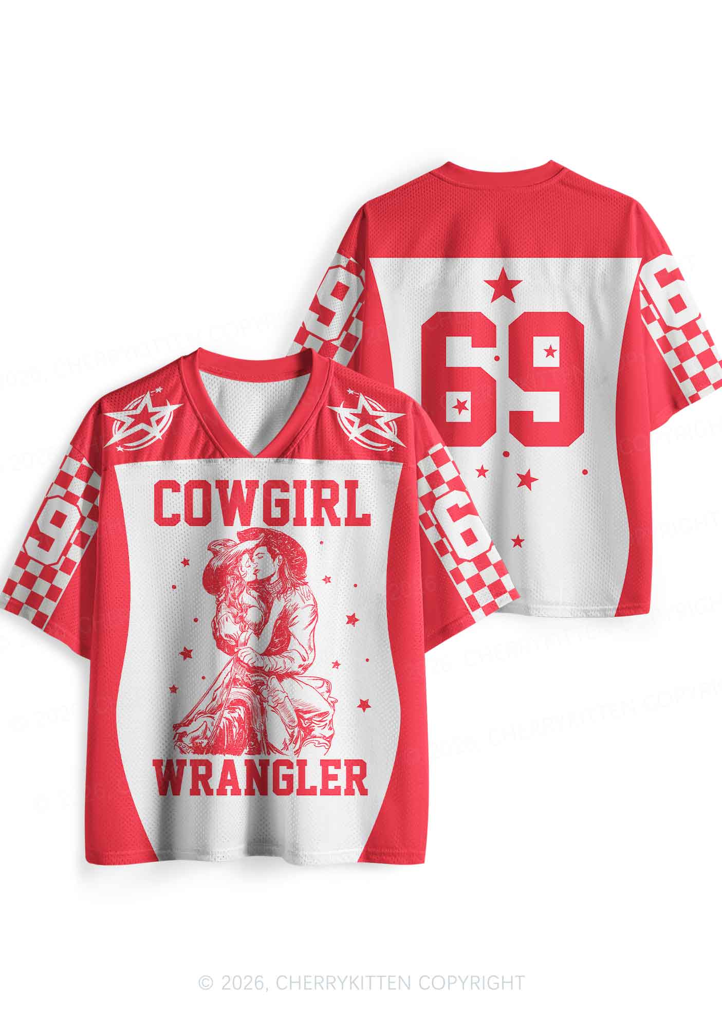 Cowgirl Wrangler Pride Y2K Sport Jersey Shirts Cherrykitten