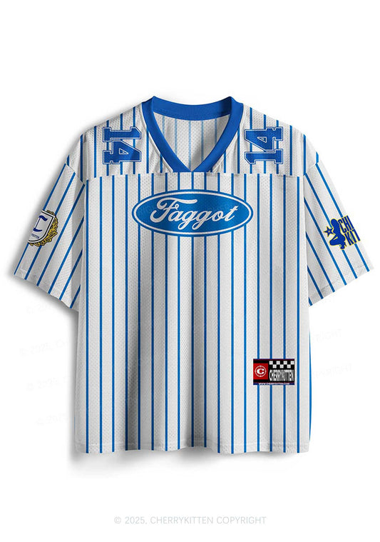 Custom Blue Faggot Pride Y2K Sport Jersey Shirts Cherrykitten