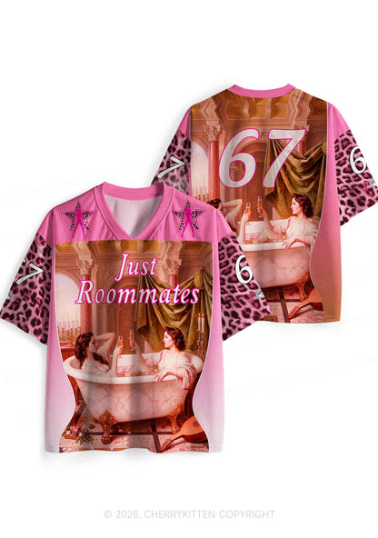 Just Roommates Pride Y2K Sport Jersey Shirts Cherrykitten