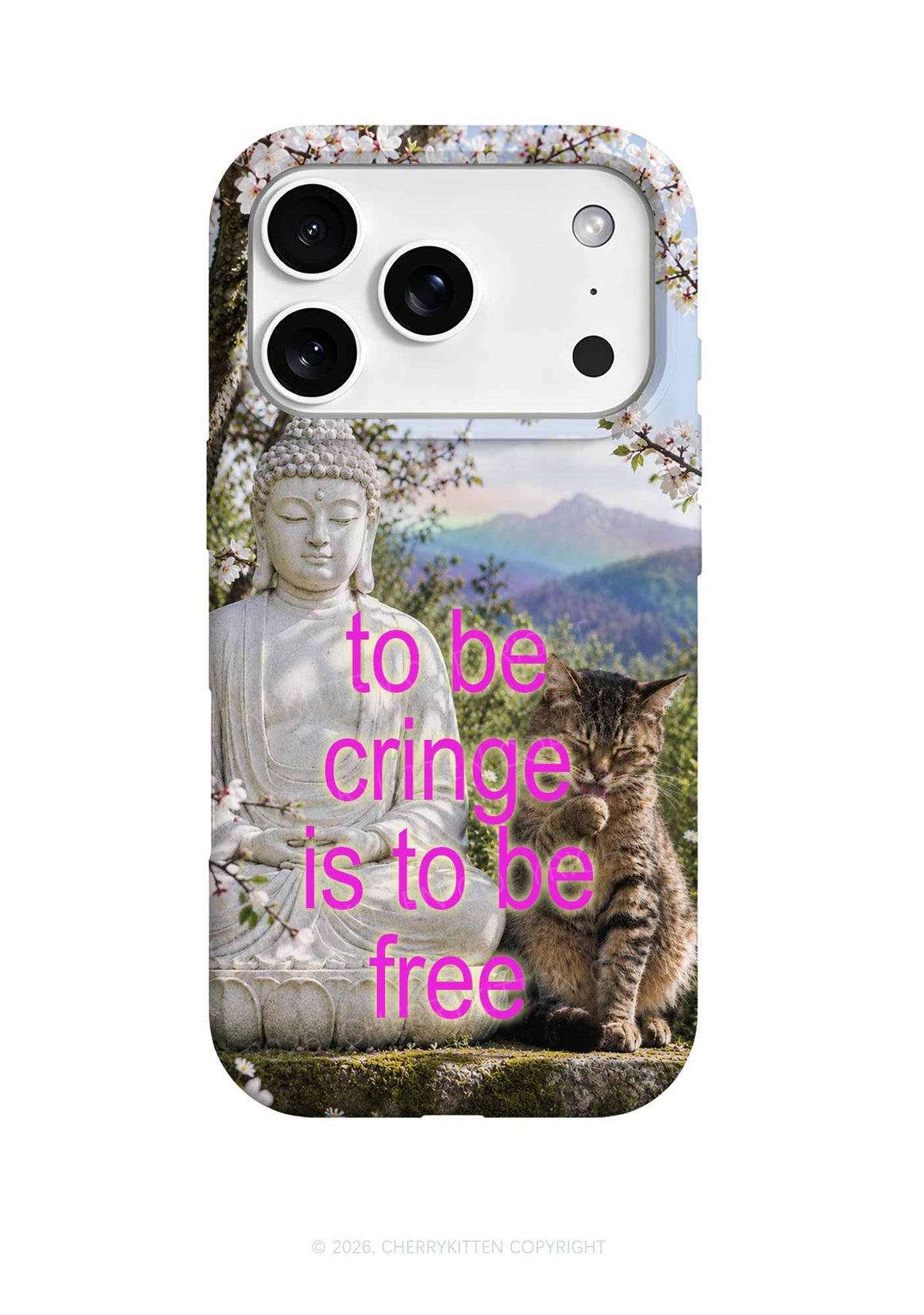 Be Cringe Be Free Y2K Phone Case Cherrykitten