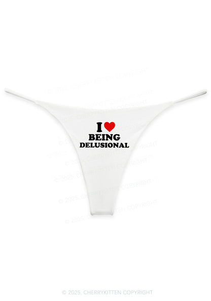 Being Delusional Y2K Bikini String Thong Cherrykitten