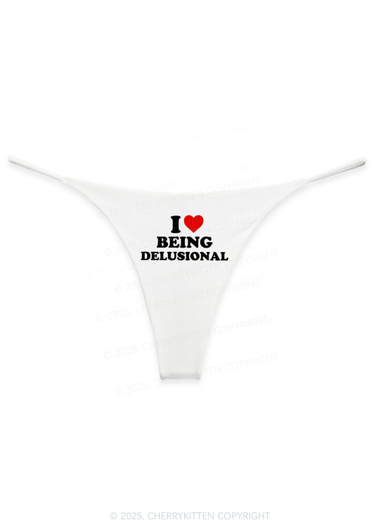 Being Delusional Y2K Bikini String Thong Cherrykitten
