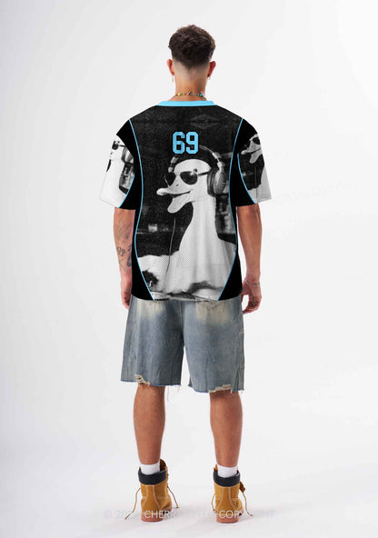 DJ Duck Y2K Sport Jersey Shirts Cherrykitten