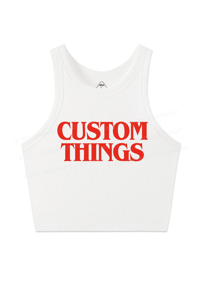 Custom Things Y2K Crop Tank Top Cherrykitten
