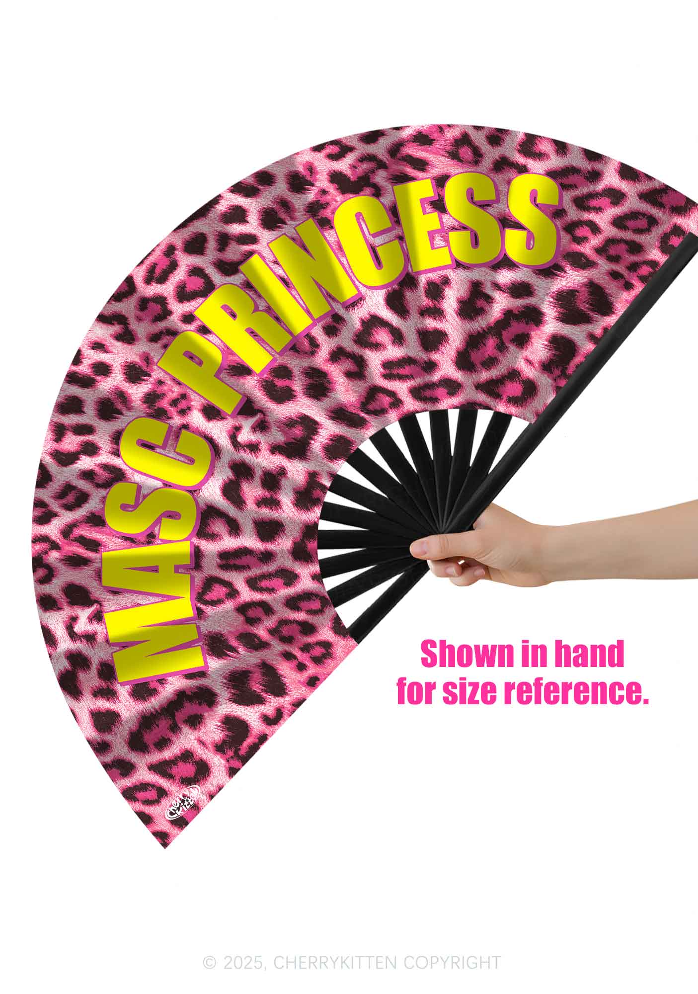 Masc Princess Pride Y2K Rave Hand Fan Cherrykitten