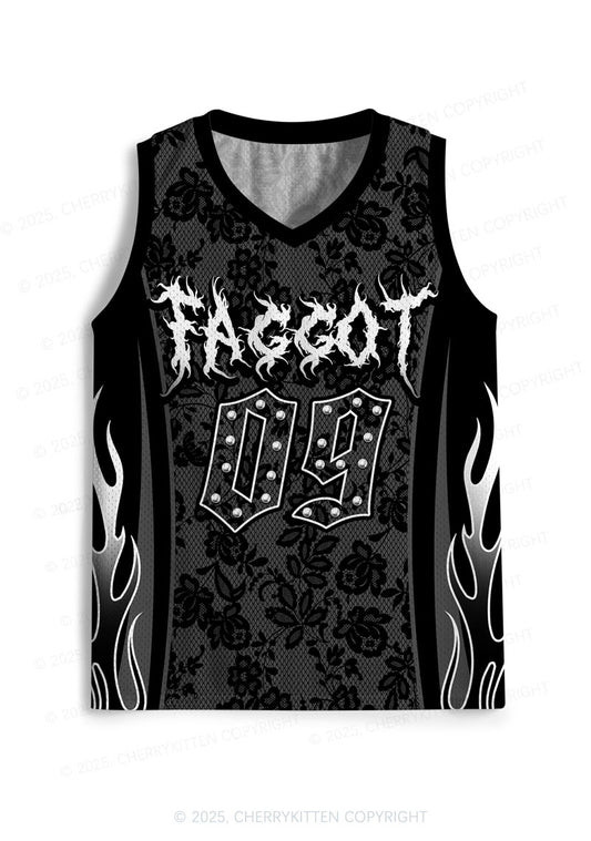 Custom Punk Faggot Pride Y2K Sport Jersey Tank Cherrykitten