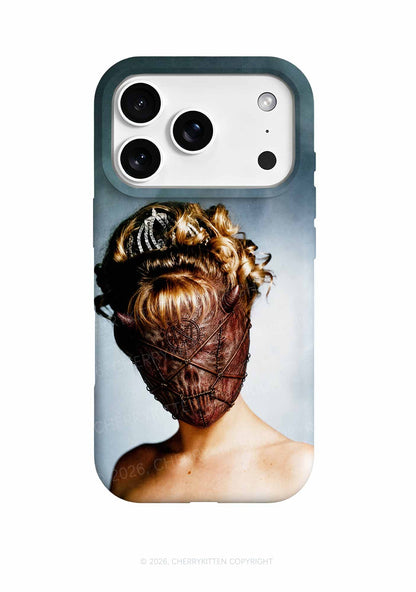 Halloween Demon Mask Woman Y2K Phone Case Cherrykitten