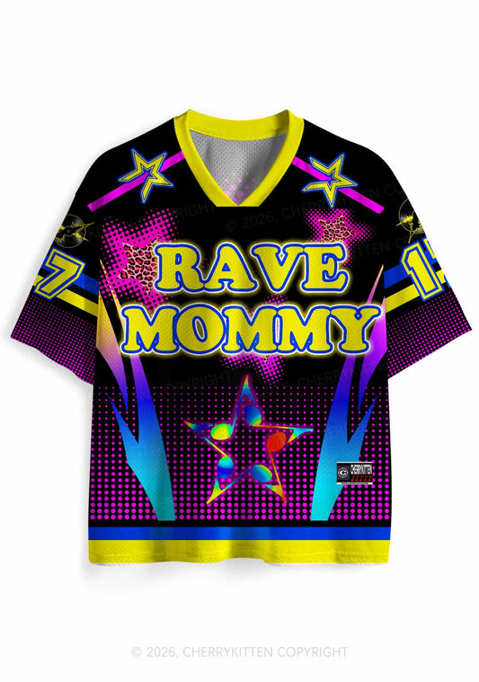 Rave Mommy Star Y2K Sport Jersey Shirts Cherrykitten