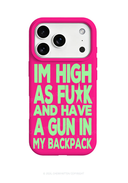 Hot Pink Im High Y2K Phone Case Cherrykitten