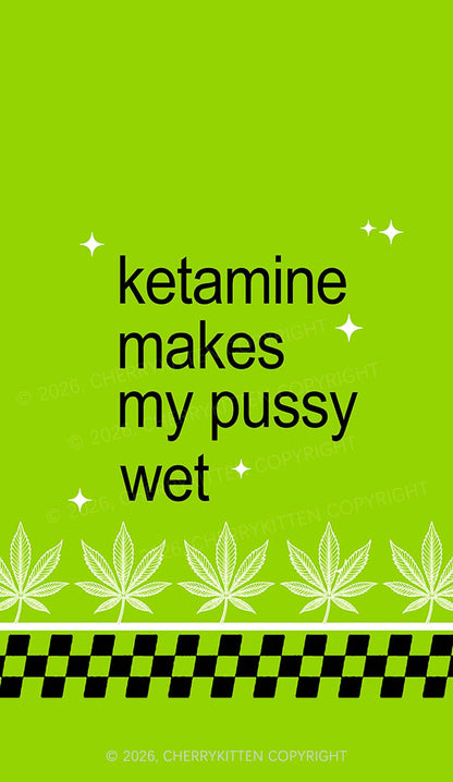 Kxxamine Makes My Puxxy Wet Y2K Phone Case Cherrykitten