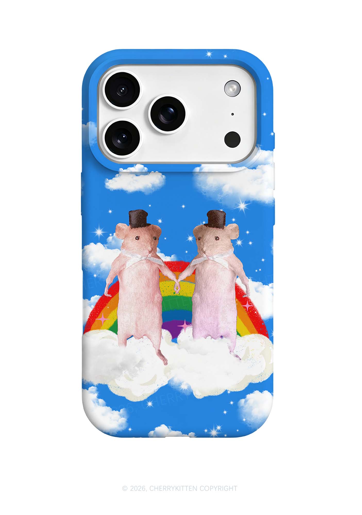 Rainbow Gay Rats Pride Y2K Phone Case Cherrykitten