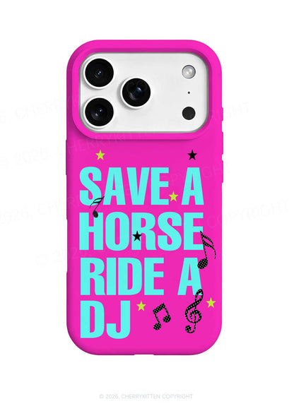 Pink Save Horse Ride DJ Y2K Phone Case Cherrykitten