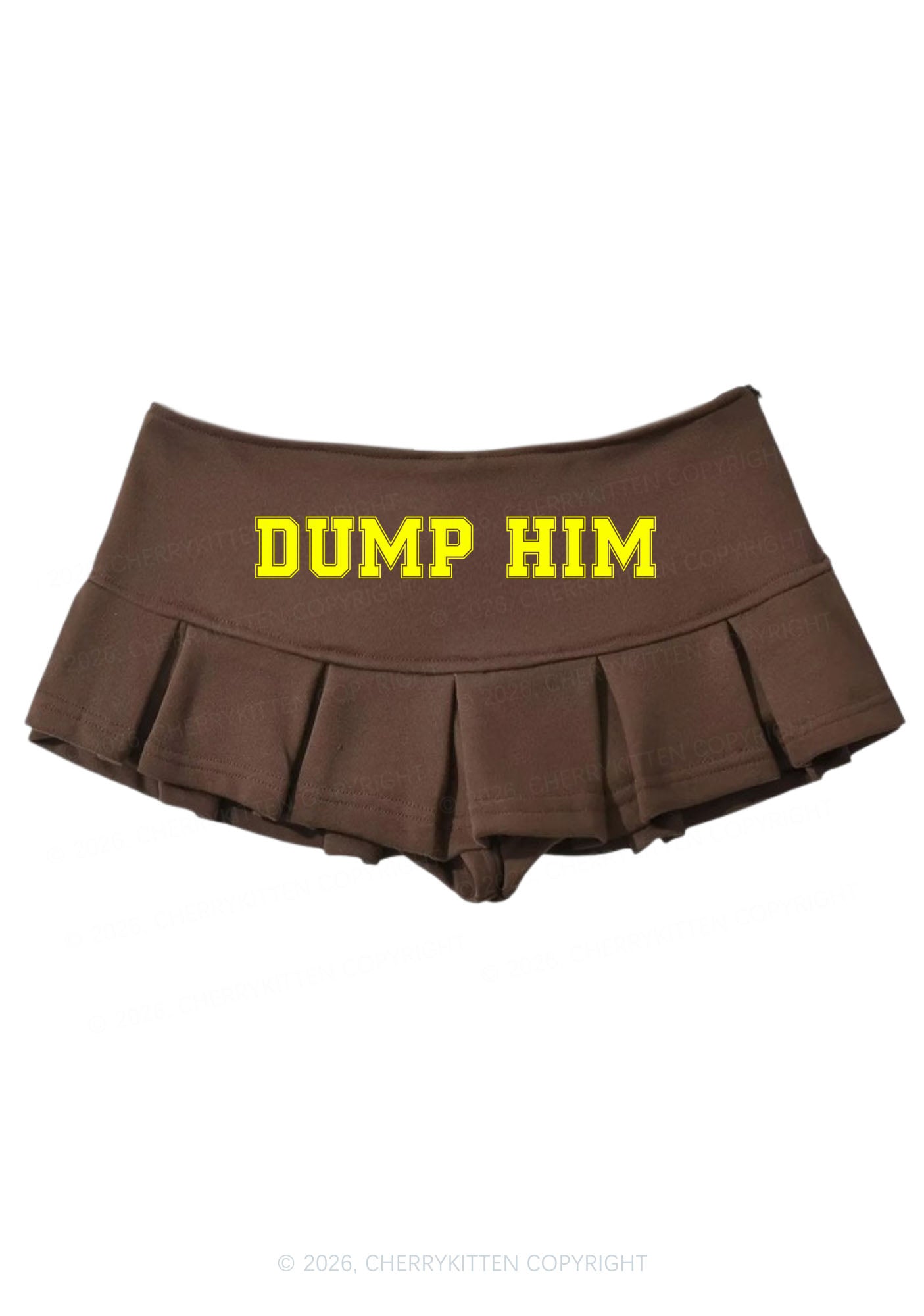 Dump Him Y2K Mini Pleated Skirts Cherrykitten
