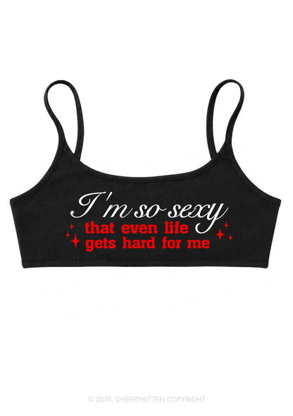 Im So Sexy Y2K Super Crop Cami Cherrykitten