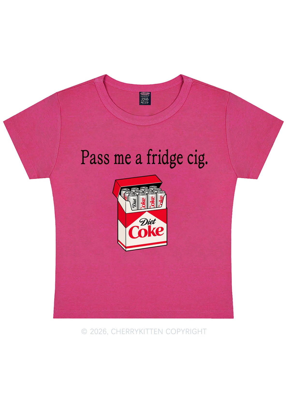 Pass Me Fridge Cig Y2K Baby Tee Cherrykitten