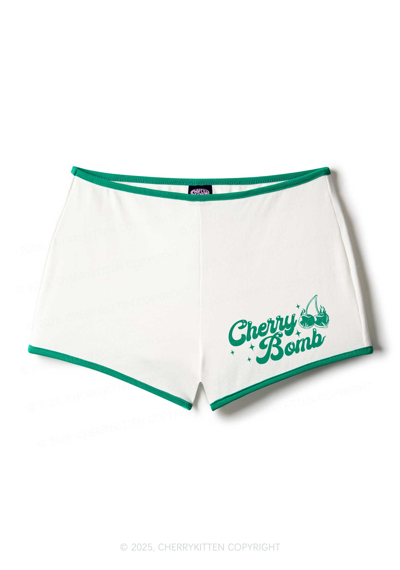 Cherry Bomb Y2K Booty Shorts Cherrykitten