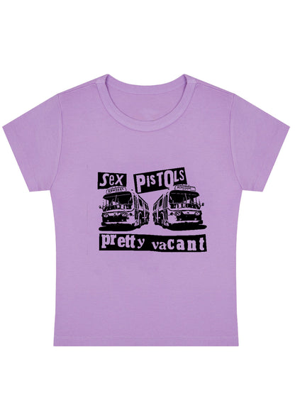 Curvy SP Band Pretty Vacant Baby Tee