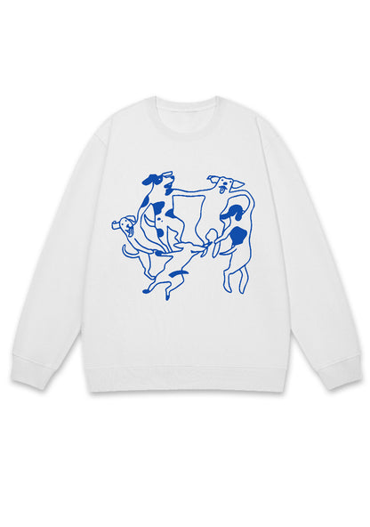 Dancing Dogs Y2K Sweatshirt
