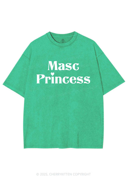Masc Princess Pride Y2K Shirts Washed Tee Cherrykitten