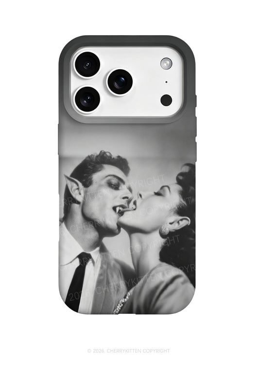 Halloween Vampire Couple Y2K Phone Case Cherrykitten