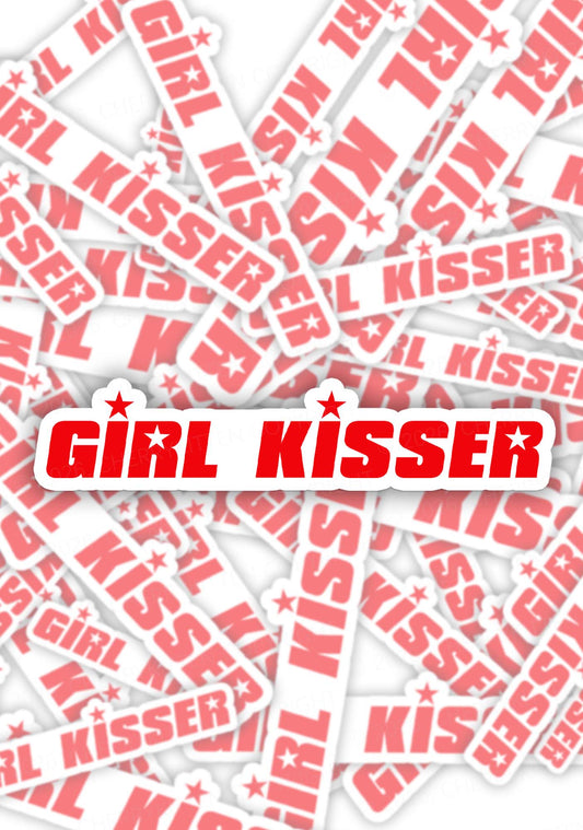 Girl Kisser Star Pride 1pc Y2K Sticker Cherrykitten
