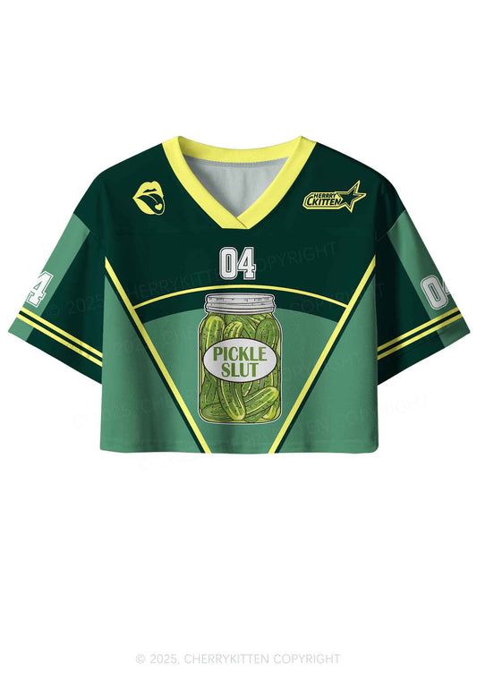 Custom Pickle Slxt Y2K Crop Sport Jersey Shirts Cherrykitten