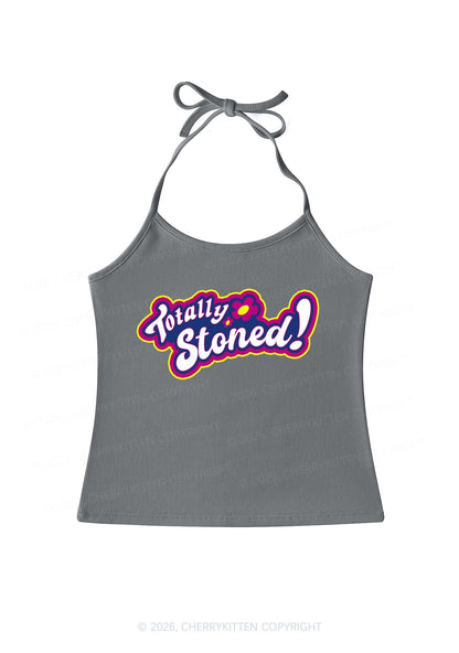 Totally Stoned Y2K Halter Neck Cami Cherrykitten