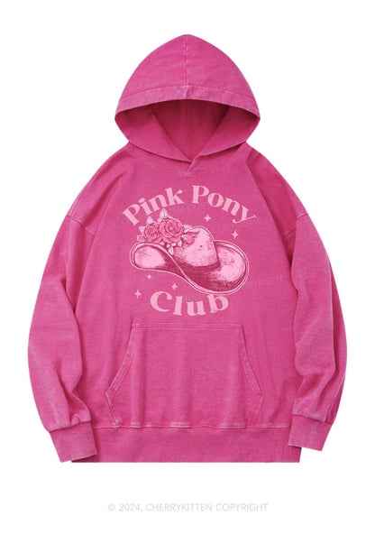 Pink Pony Club Y2K Washed Hoodie Cherrykitten