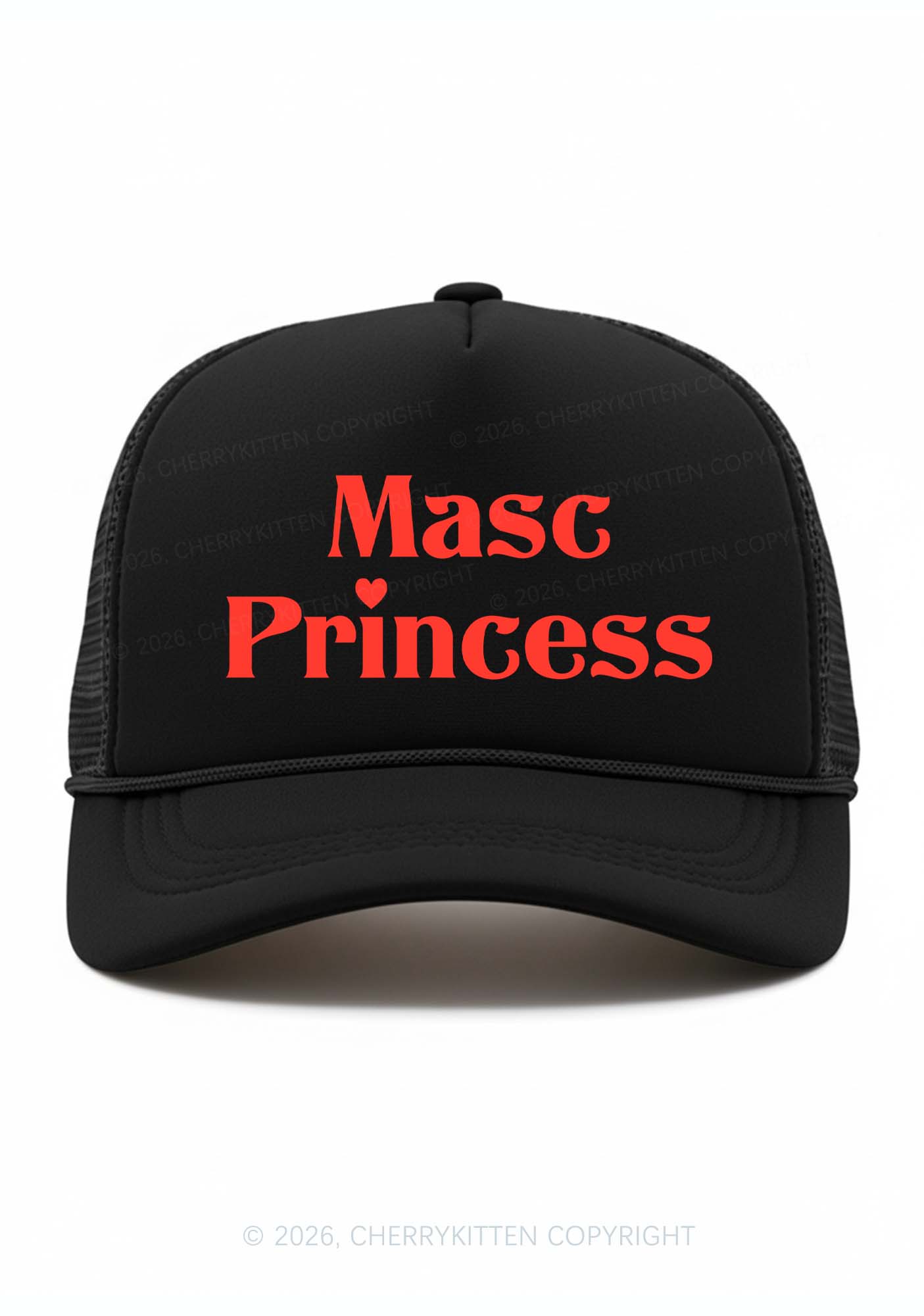 Masc Princess Pride Y2K Trucker Hat Cherrykitten
