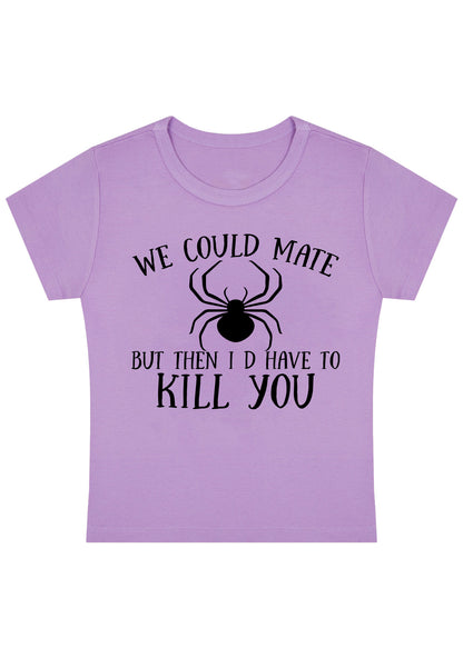 Curvy We Could Mate Baby Tee