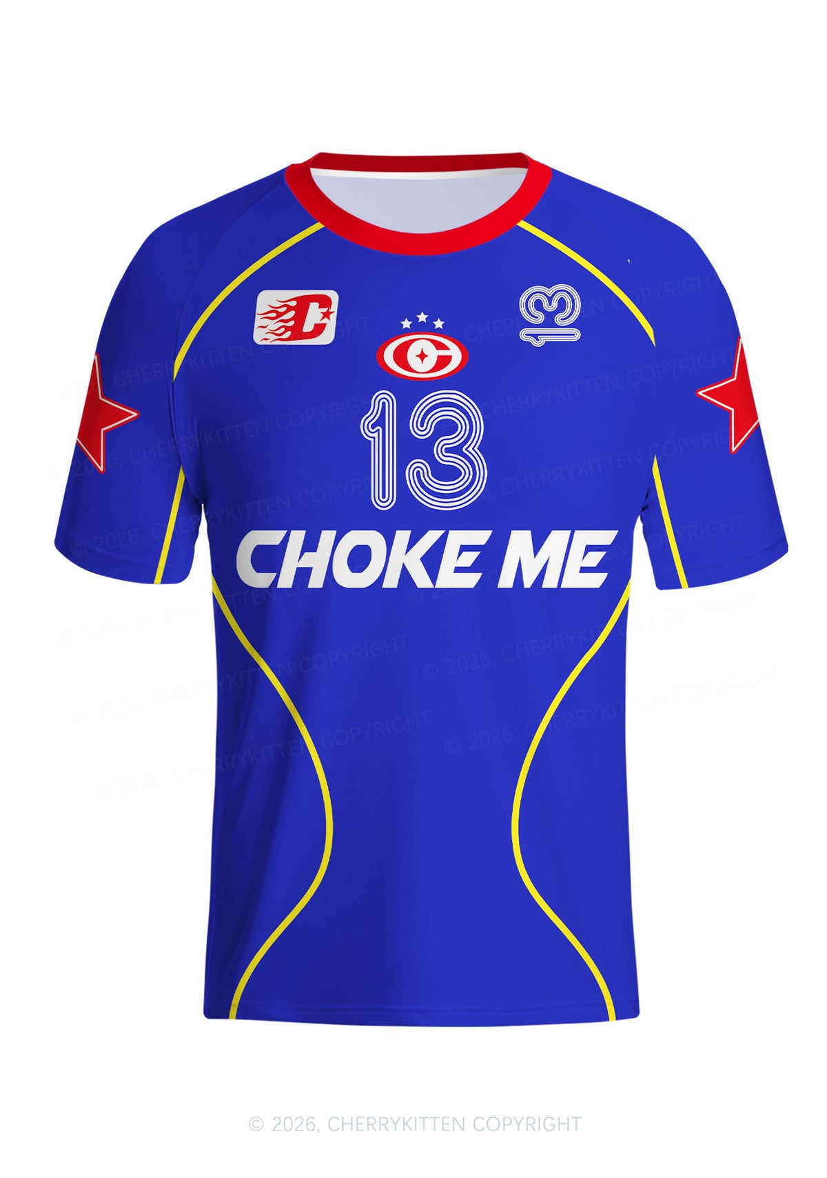 Choke Me Y2K Football Jersey Shirts Cherrykitten