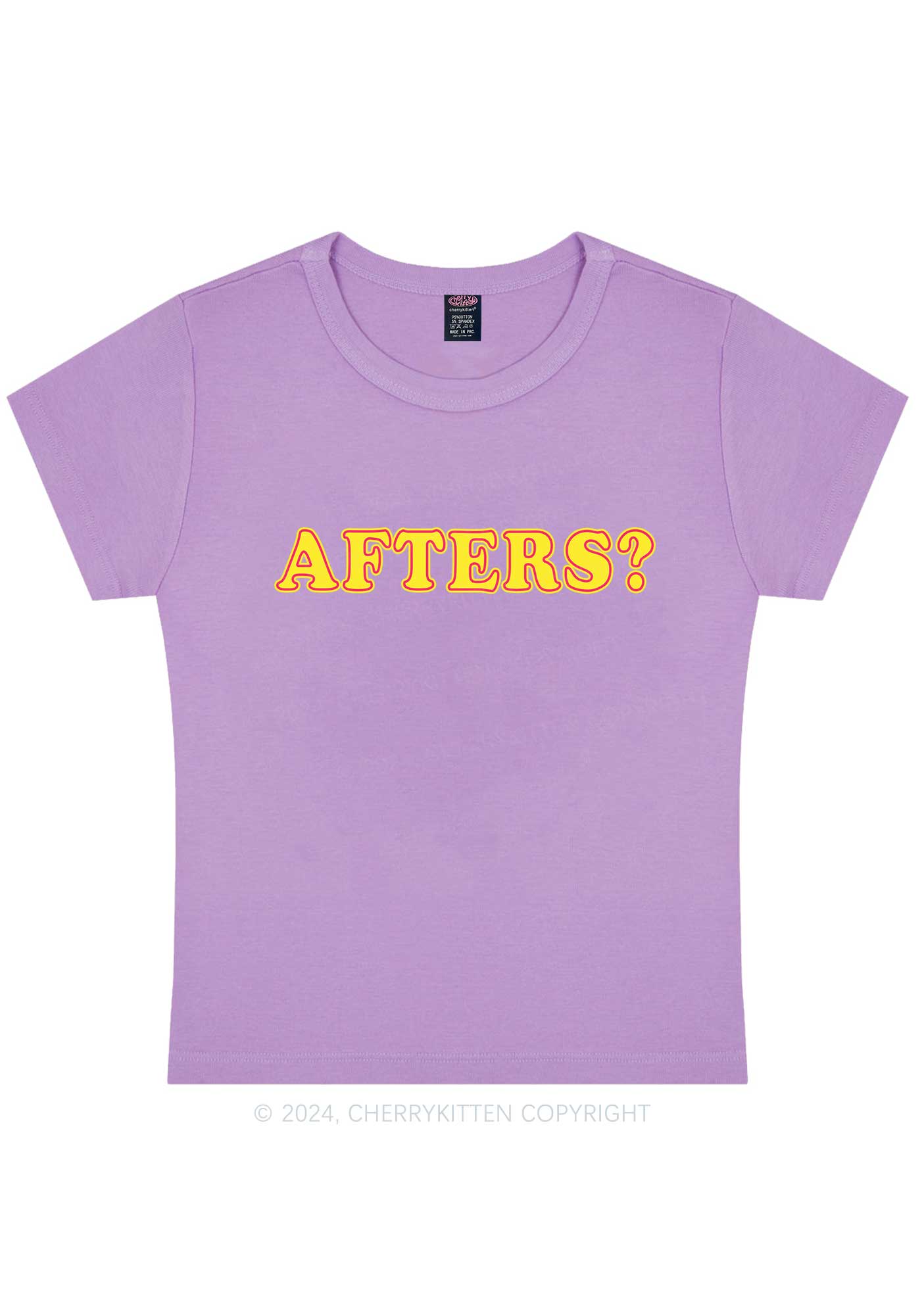 Afters Y2K Baby Tee Cherrykitten