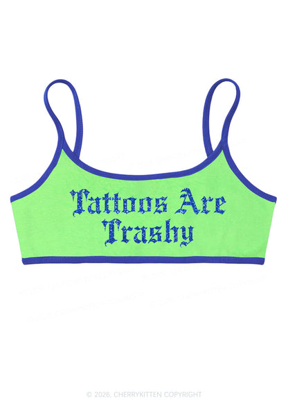 Glitter Tattoos Are Trashy Y2K Super Crop Cami Cherrykitten