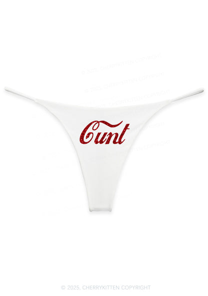 Glitter Special Cxxt Y2K Bikini String Thong Cherrykitten