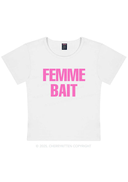 Femme Bait Y2K Baby Tee Cherrykitten